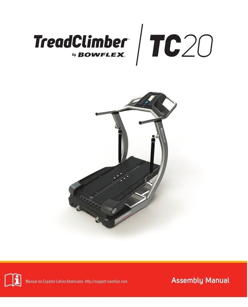 Bowflex TreadClimber TC20 Assembly manual