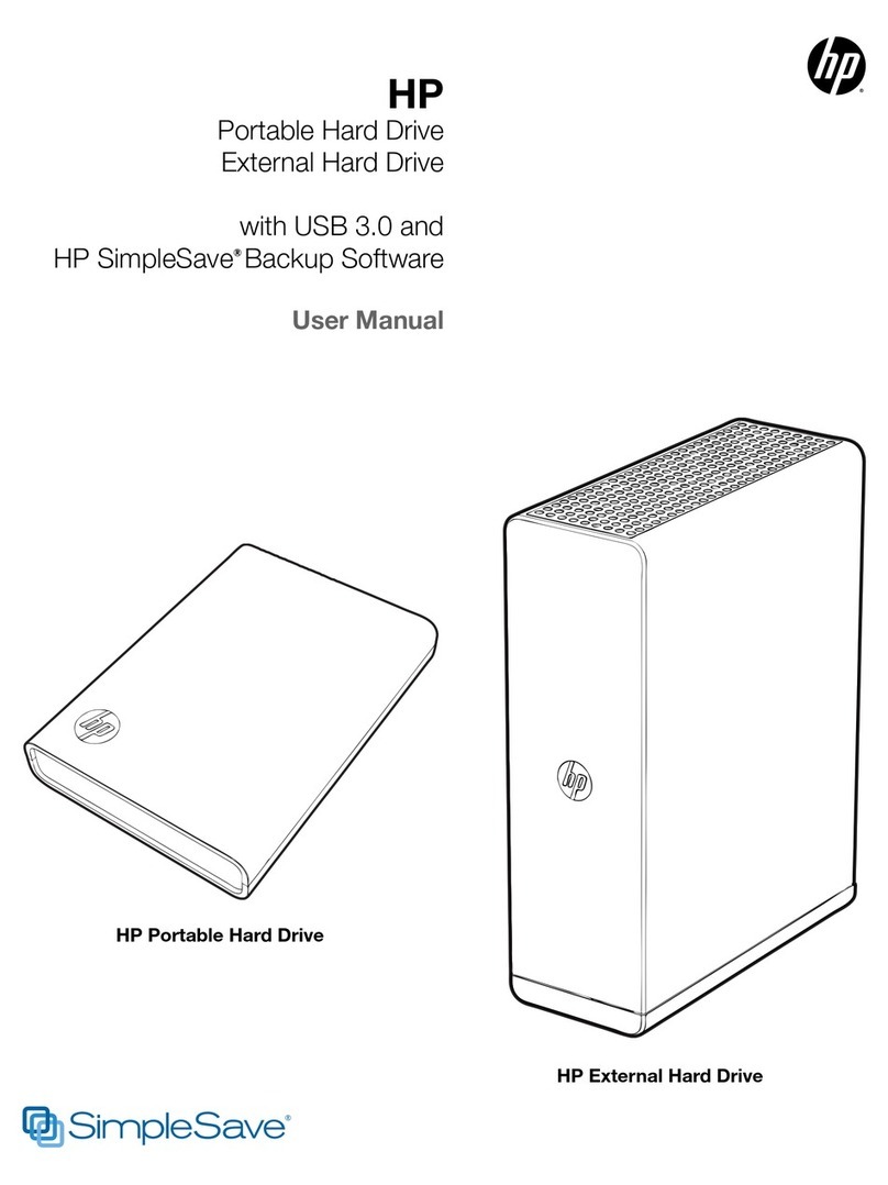 HP Portable Hard Drive User manual HP Portable Hard Drive User manual