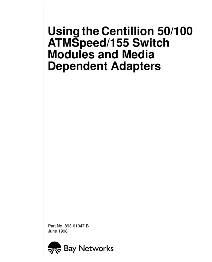 Bay Networks Centillion 50 Operating manual
