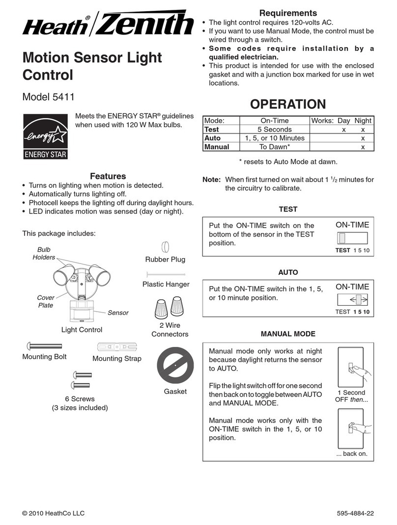 Heath Zenith 5411 user guide