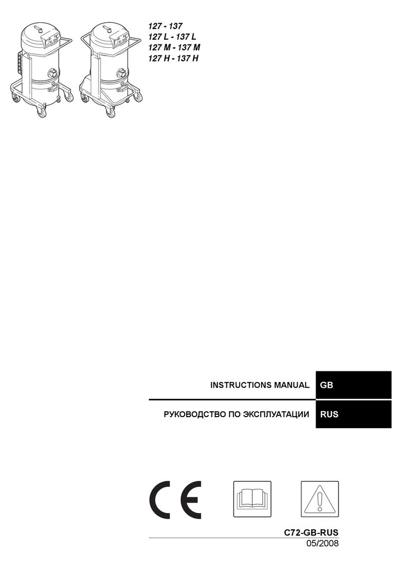 Nilfisk-Advance 127 instruction manual