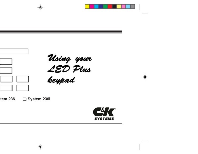 C & K Systems System 236i User manual