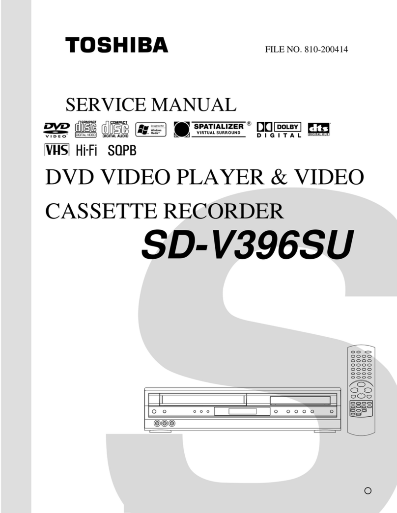Toshiba SD-V396SU Application guide