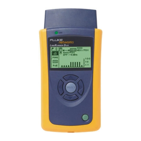 Fluke LinkRunner Duo Quick reference guide