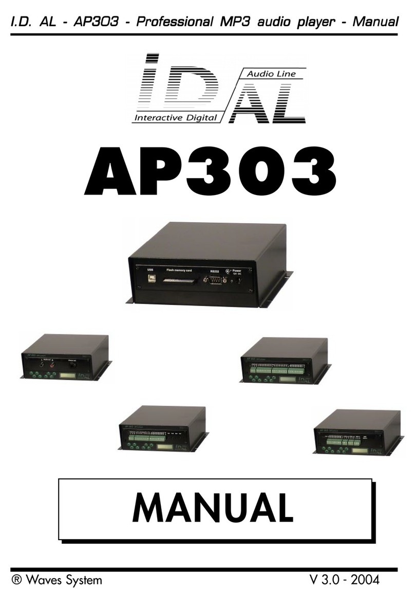 I.D. AL AP303 manual