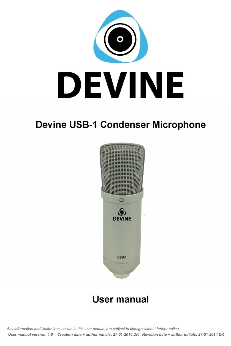 Devine USB-1 User manual