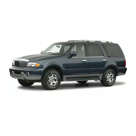 Lincoln Navigator 2000 User manual