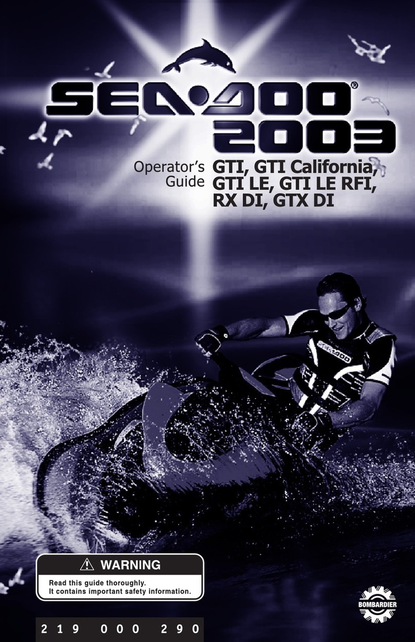 Sea-doo GTI LE RF 2003I Manual