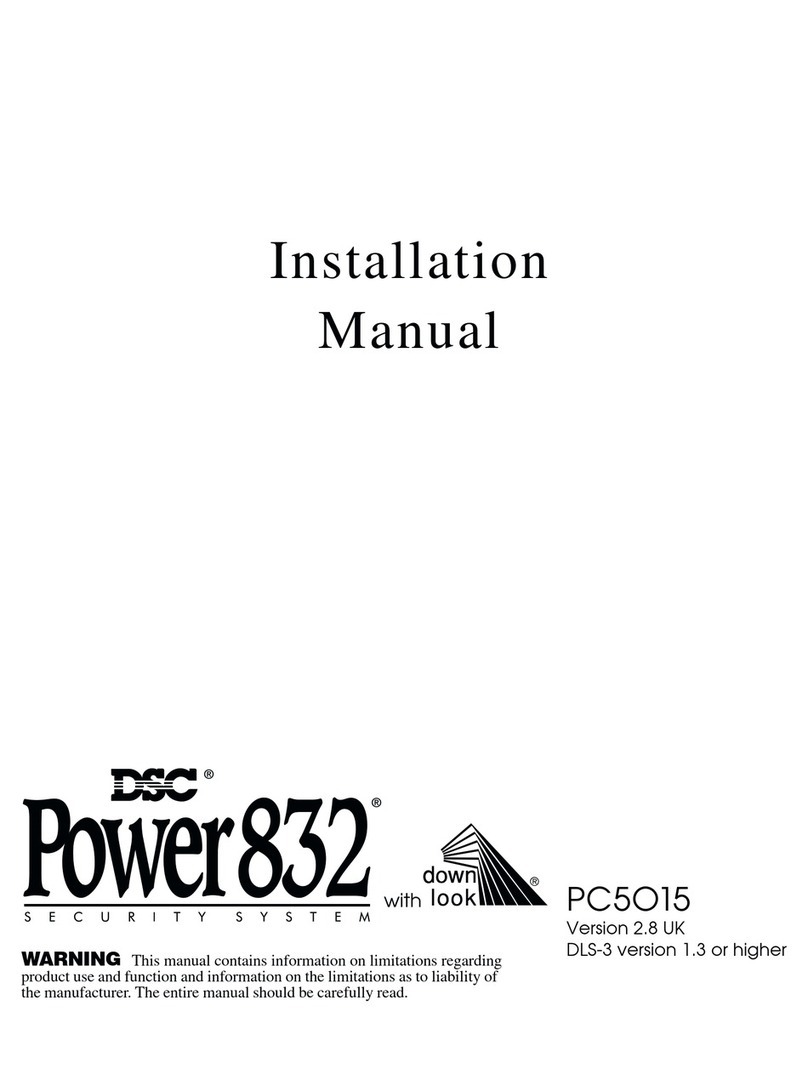 DSC Power 832 installation manual