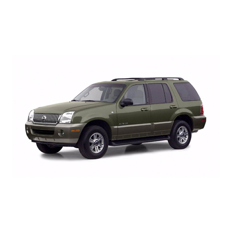 Mercury Mountaineer 2002 User manual