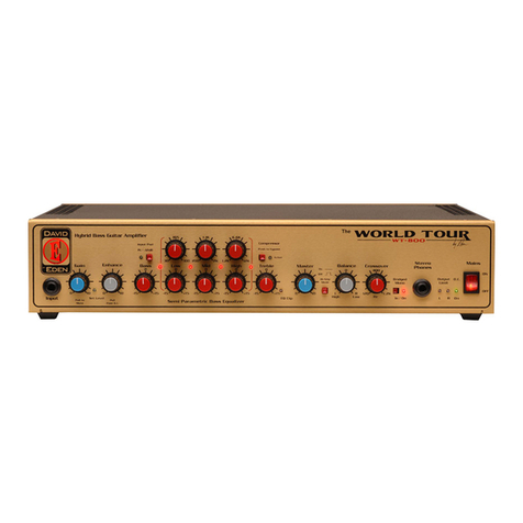 Eden World Tour WT800C Operation manual