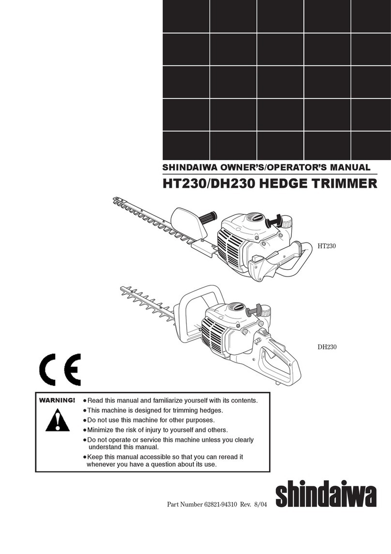 Shindaiwa HT230 Owner's manual