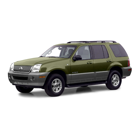 Mercury 2003 Mountaineer User manual