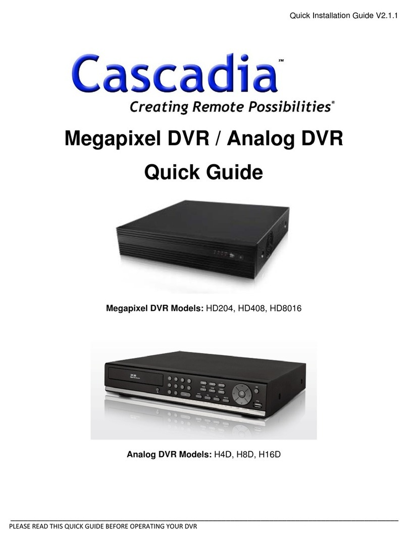 Cascadia HD204 quick guide