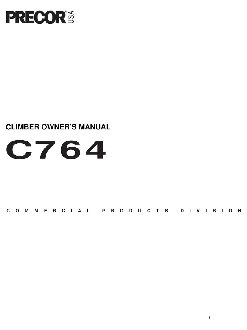 Precor C764 User manual