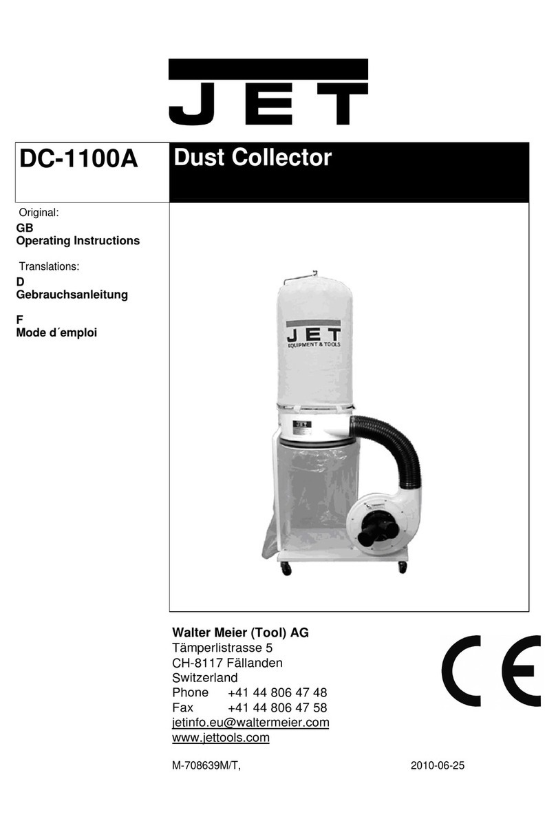 Jet DC-1100A User manual