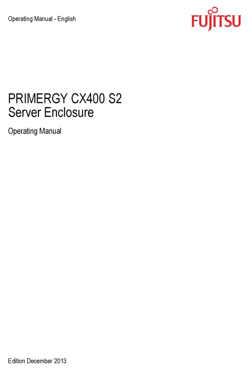 Fujitsu Primergy CX400 S2 operating manual
