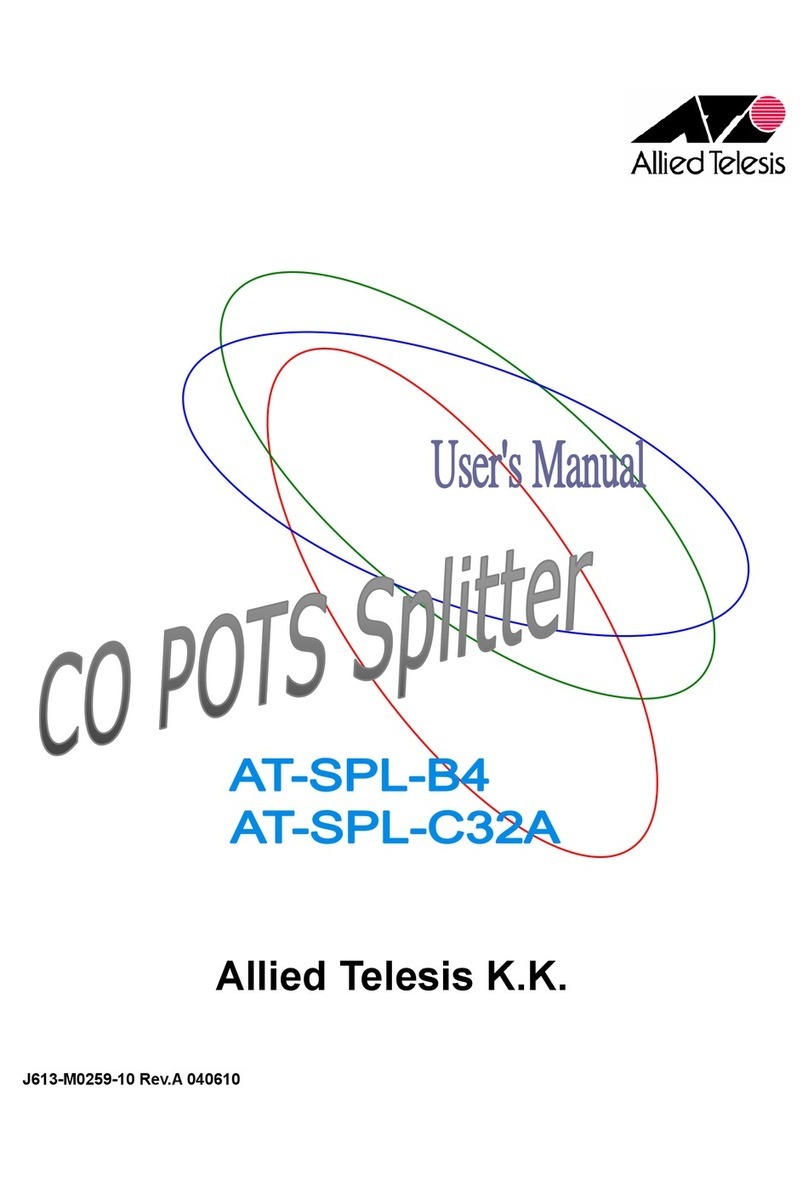 Allied Telesis AT-SPL-B4 user manual