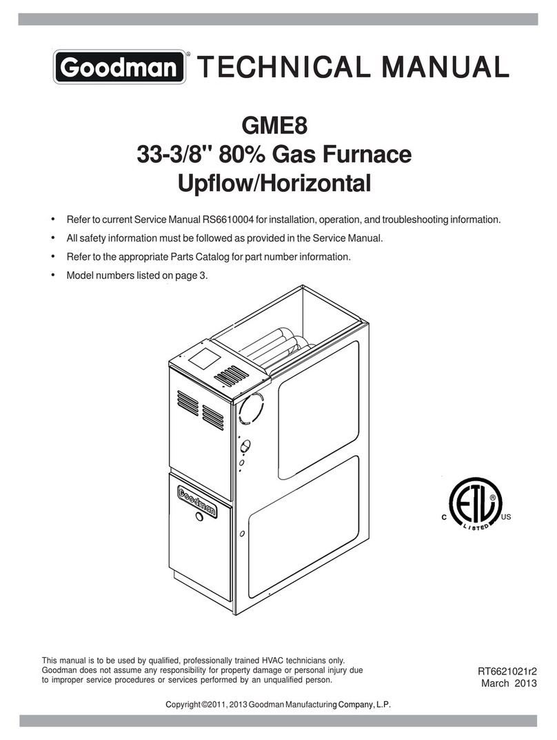 Goodman GME8 Technical manual