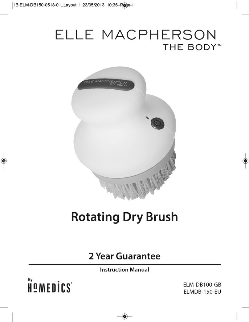 HoMedics Ell macpherson The Body ELM-DB100-GB User manual