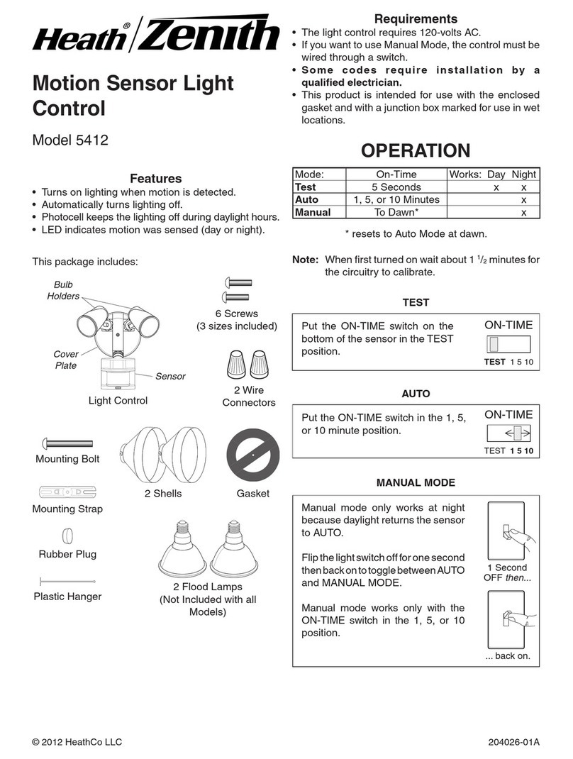 Heath Zenith 5412 user guide