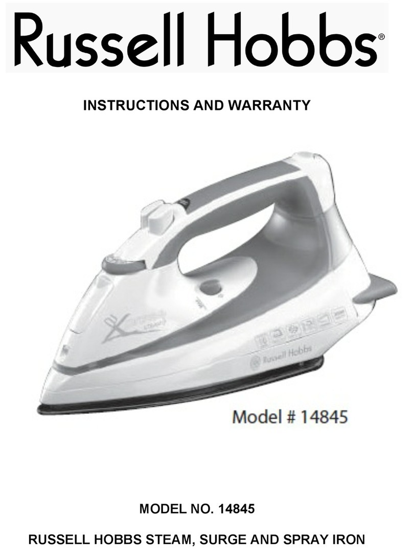 Russell Hobbs 14845 Instructions and warranty