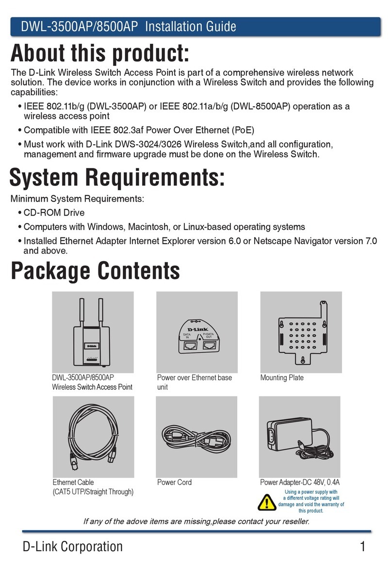 D-Link DWL-3500AP User manual D-Link DWL-3500AP User manual