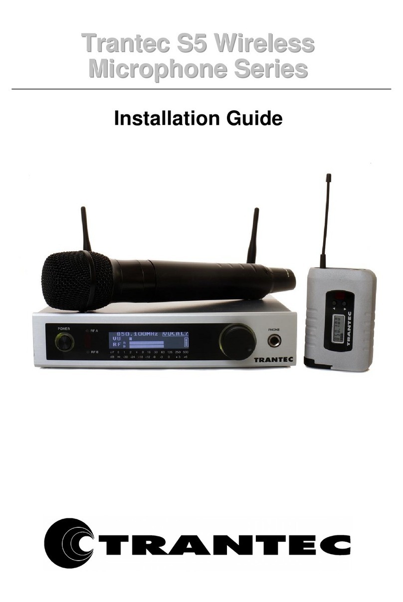 Trantec S5 User manual