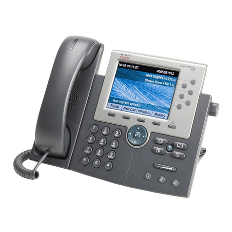 Cisco 7965G - Unified IP Phone VoIP user guide
