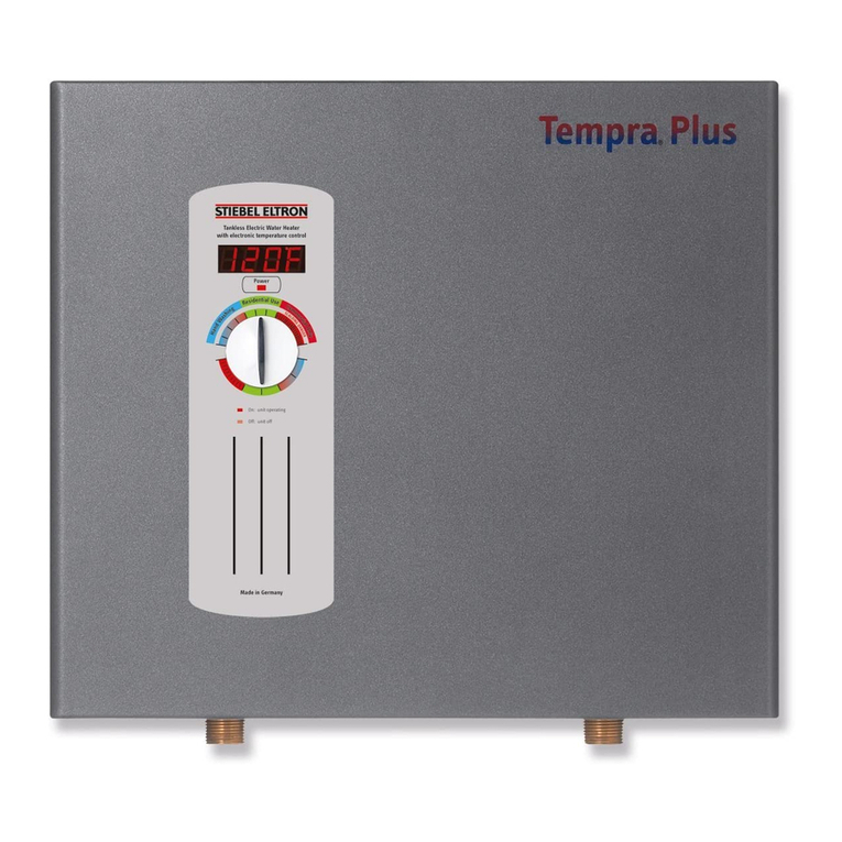 STIEBEL ELTRON Tempra 20 b installation instructions