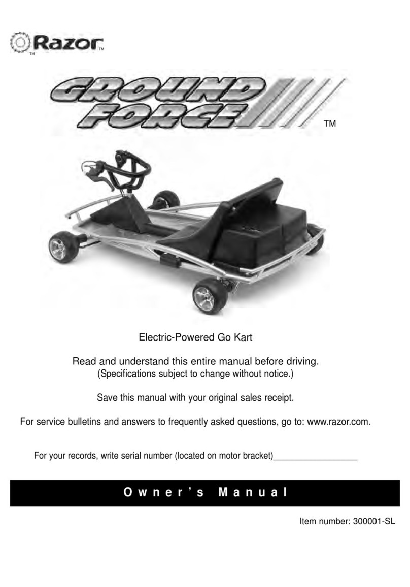 Razor Ground Force User manual Razor Ground Force User manual