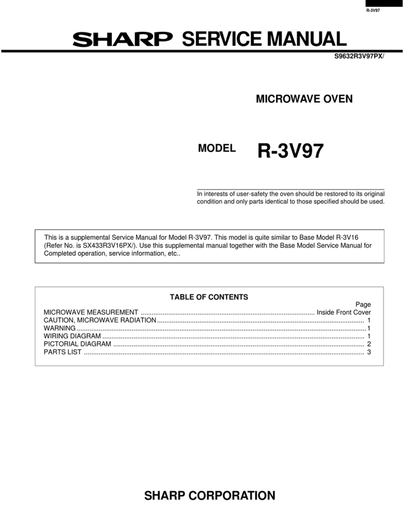 Sharp R-3V97 User manual Sharp R-3V97 User manual
