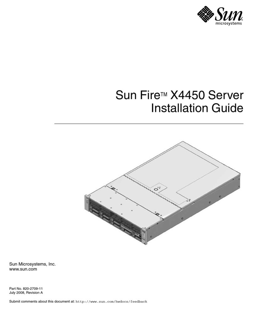 Sun Microsystems Sun Fire X4450 User manual