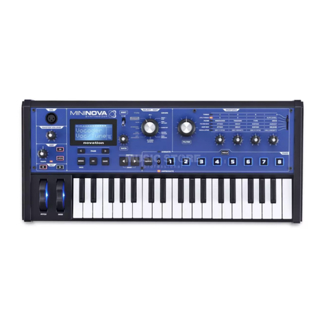 Novation MiniNova User manual