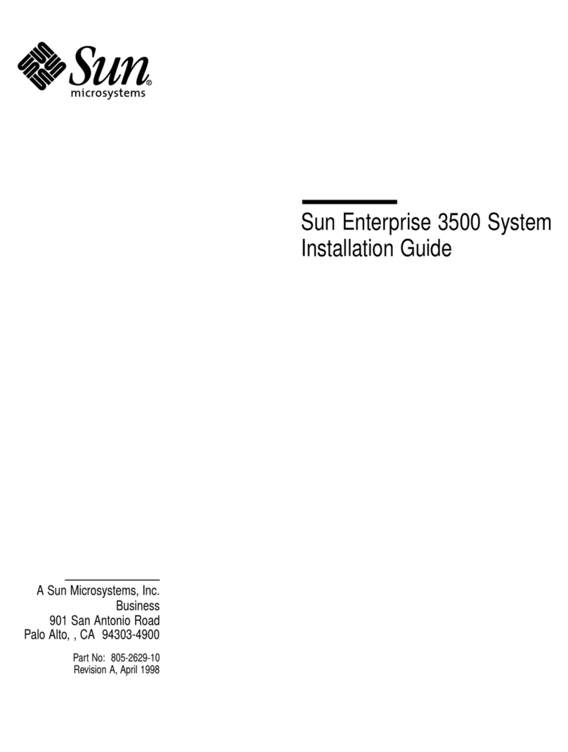 Sun Microsystems Enterprise 3500 User manual