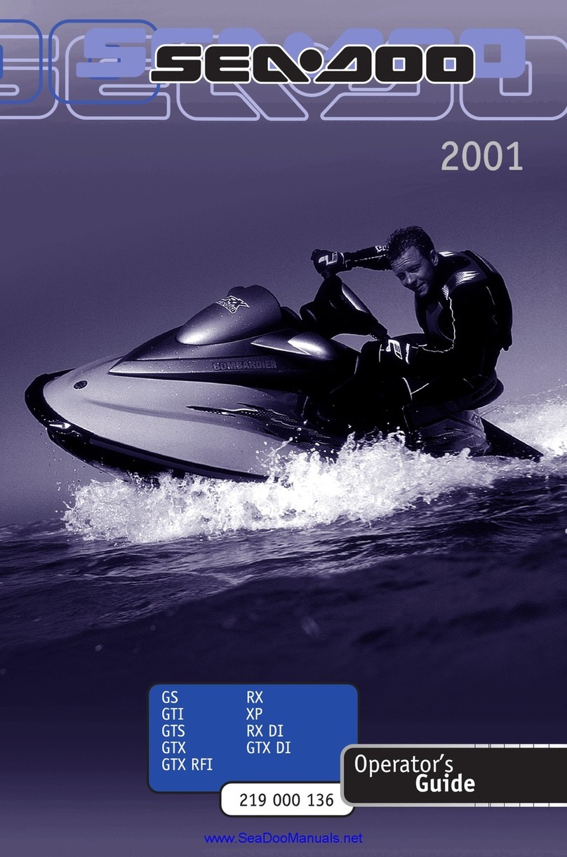 Sea-doo 2001 GS User manual