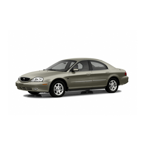 Mercury 2003 Sable owner's guide