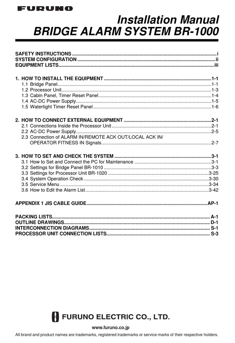 Furuno BR-1000 User manual