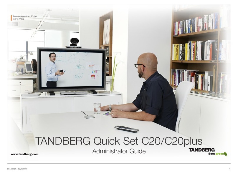TANDBERG Codec C20 Service manual