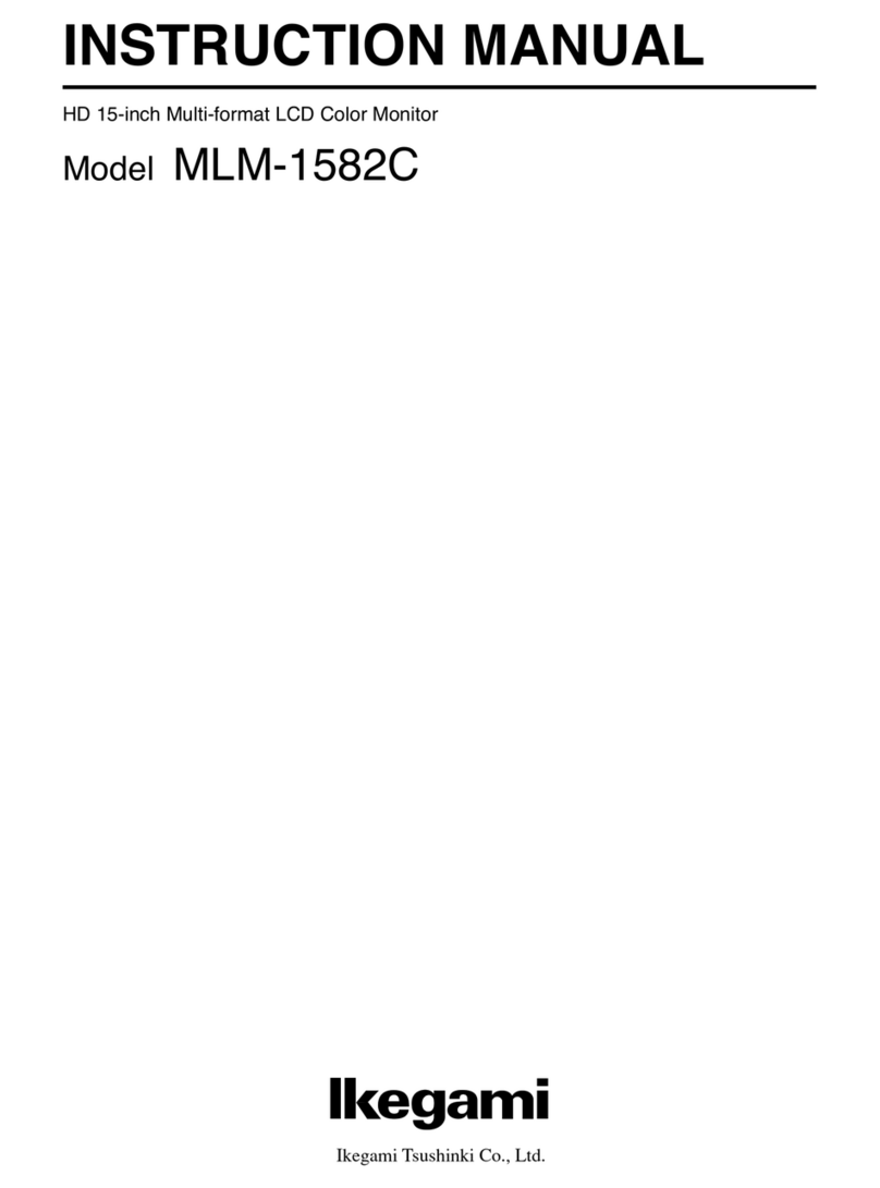 Ikegami MLM-1582C instruction manual