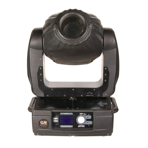 Robe 1200 Color Spot User manual