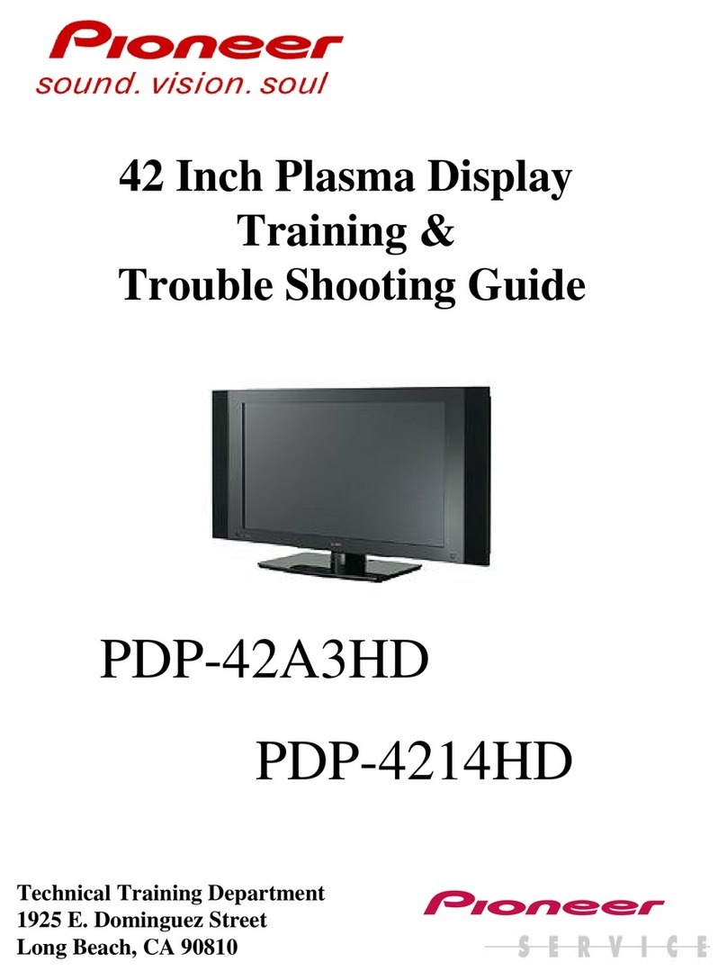 Pioneer PDP-42A3HD User manual