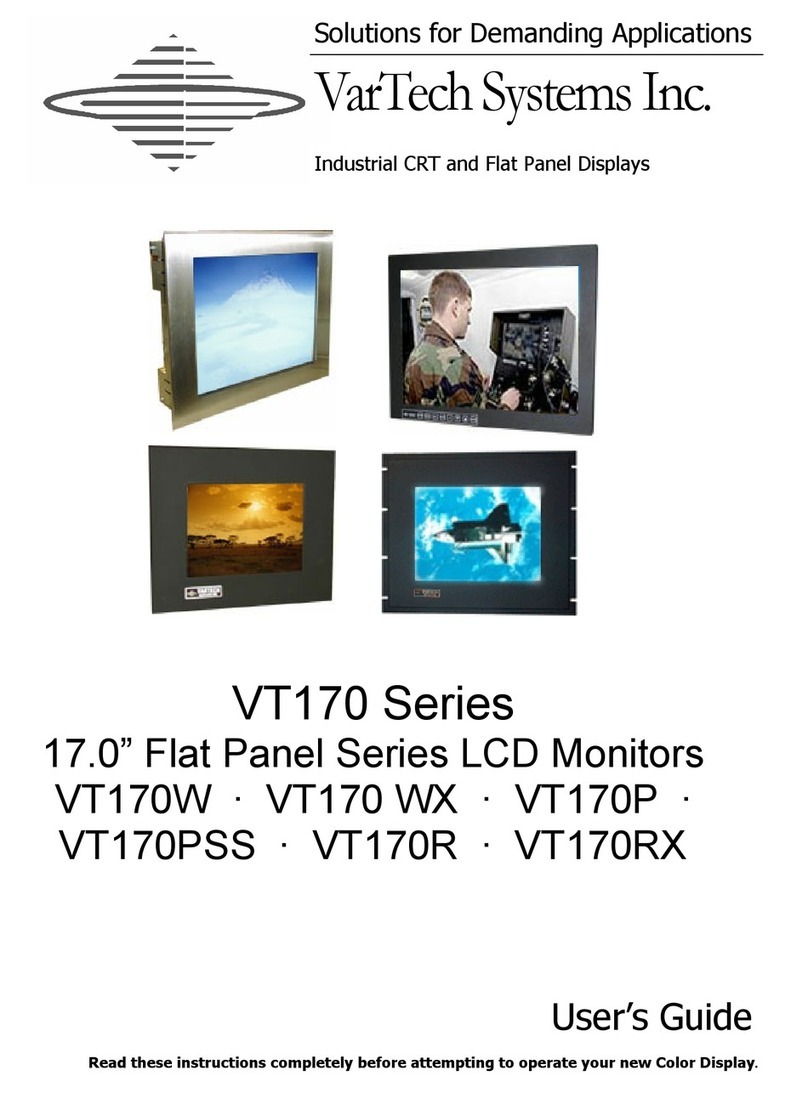 VarTech Systems VT170W User manual