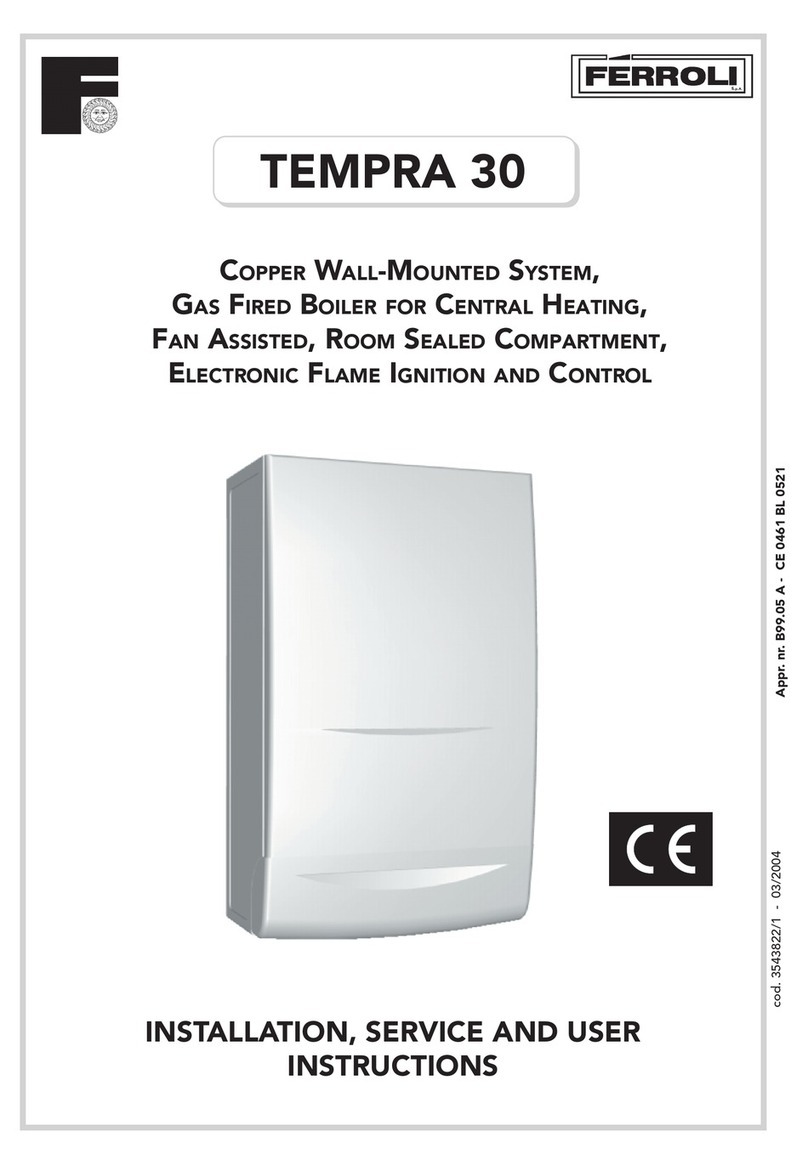 Ferroli TEMPRA 30 Manual