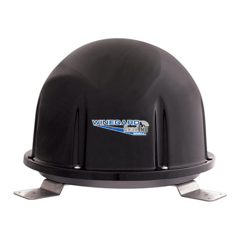 Winegard Automatic Roof-Mounted Satellite TV Antenna User manual