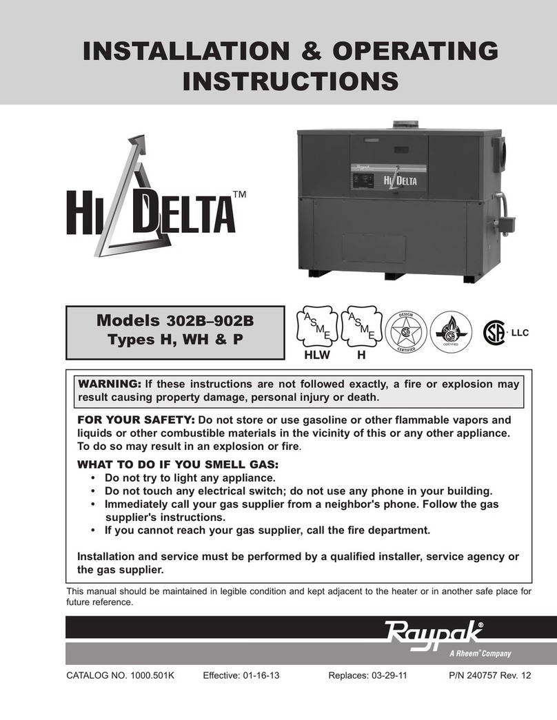 Hi Delta 302B-902B Installation & operating instructions