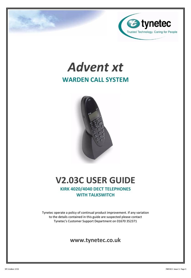 Tynetec Advent xt user guide