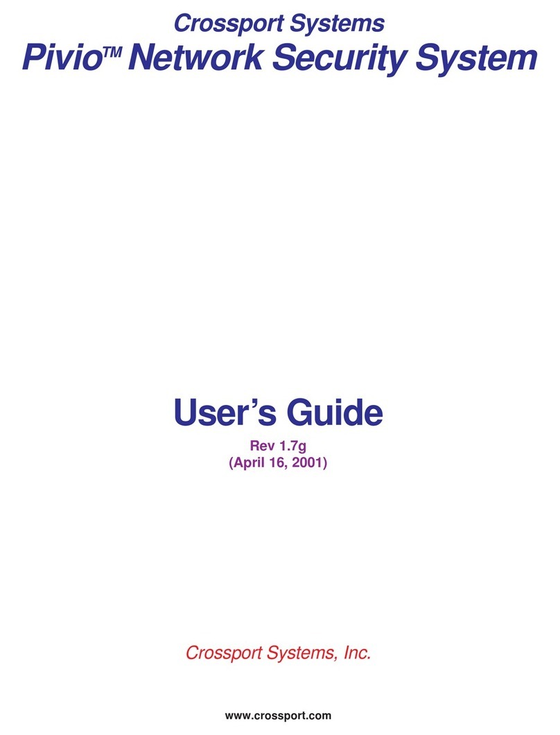 Crossport Systems Pivio user guide Crossport Systems Pivio user guide