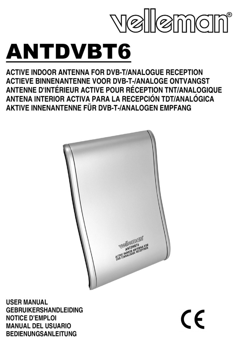 Velleman ANTDVBT6 user manual