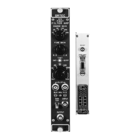 ORTEC 579 Operating and service manual